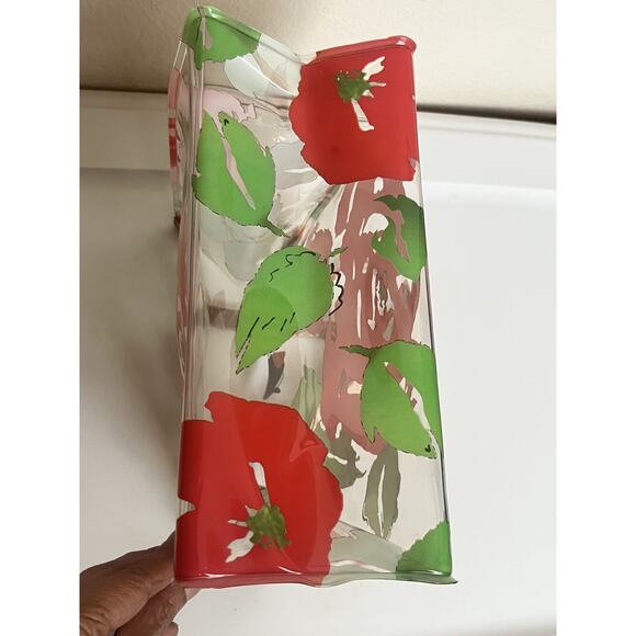 New Dooney & Bourke Clear Lunch Bag Tote Floral Multicolor - Picture 7 of 7